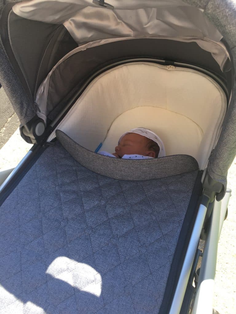 overnight sleeping in uppababy bassinet