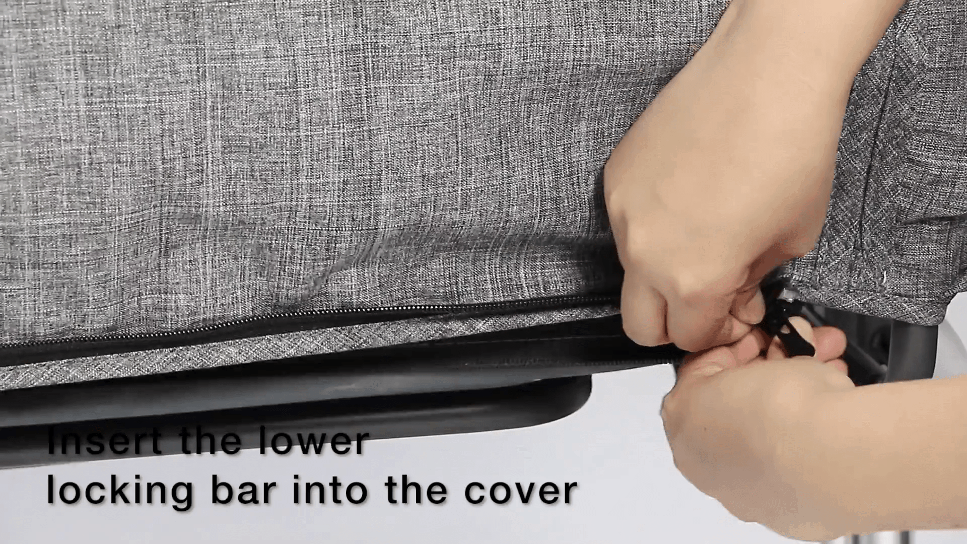 Mika Micky - install locking bar into cover 3