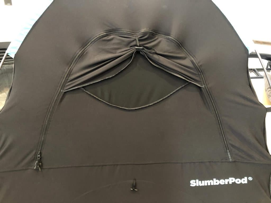 slumberpod front window open