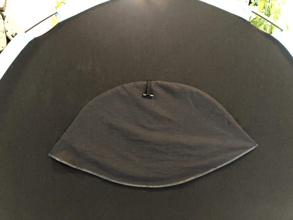 slumberpod rear window closed