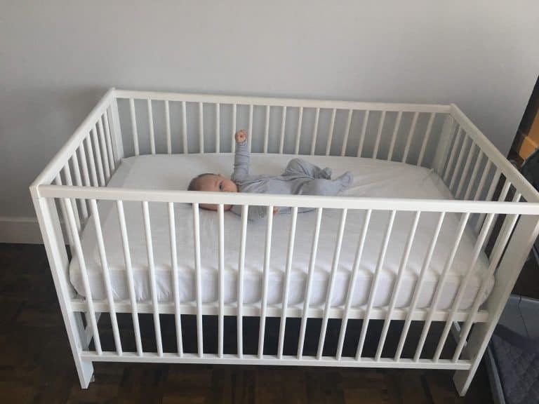 Can a newborn sleep in a crib? Upside Dad