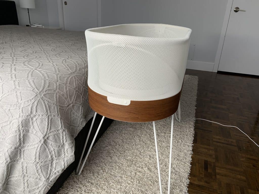 SNOO smart sleeper bassinet side view