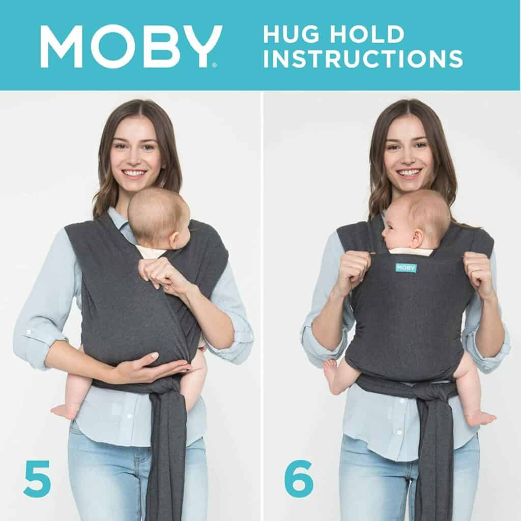 Model wearing Moby