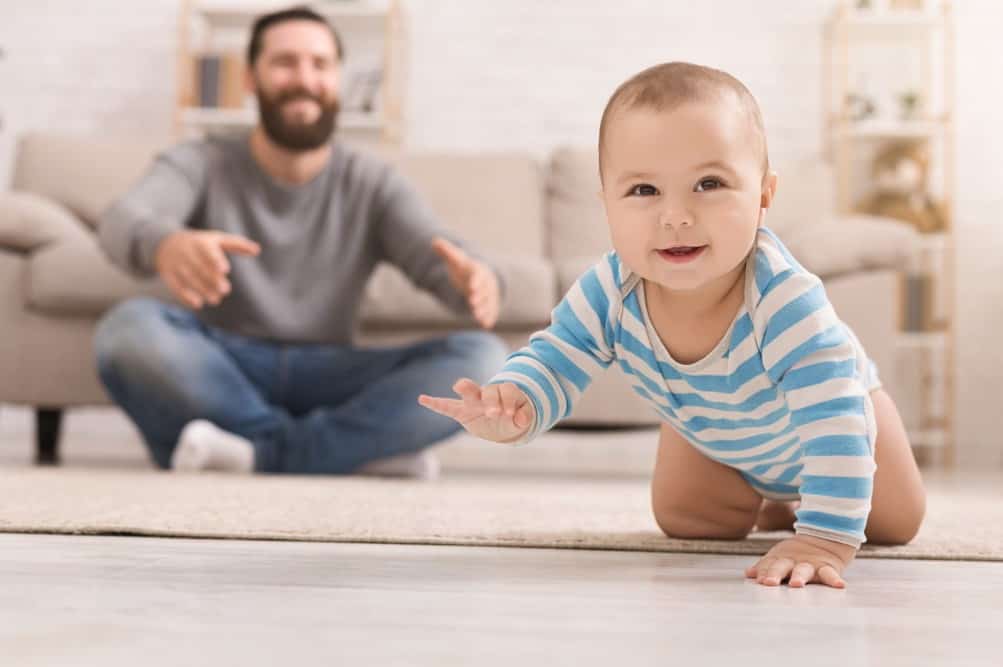 crawling baby