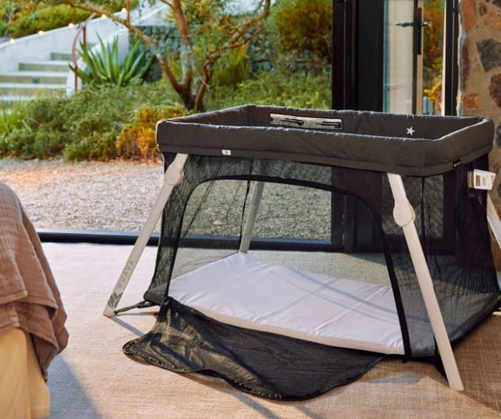 lotus travel crib dupe