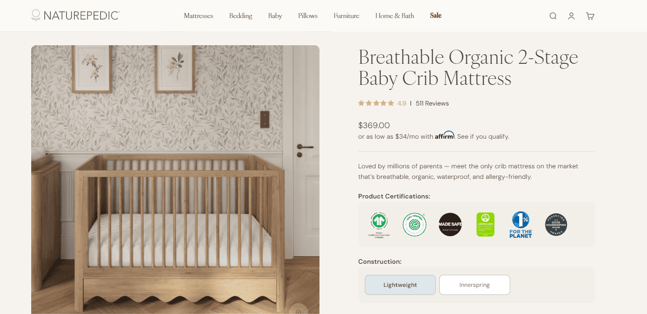 Best Newton Crib Mattress Alternative